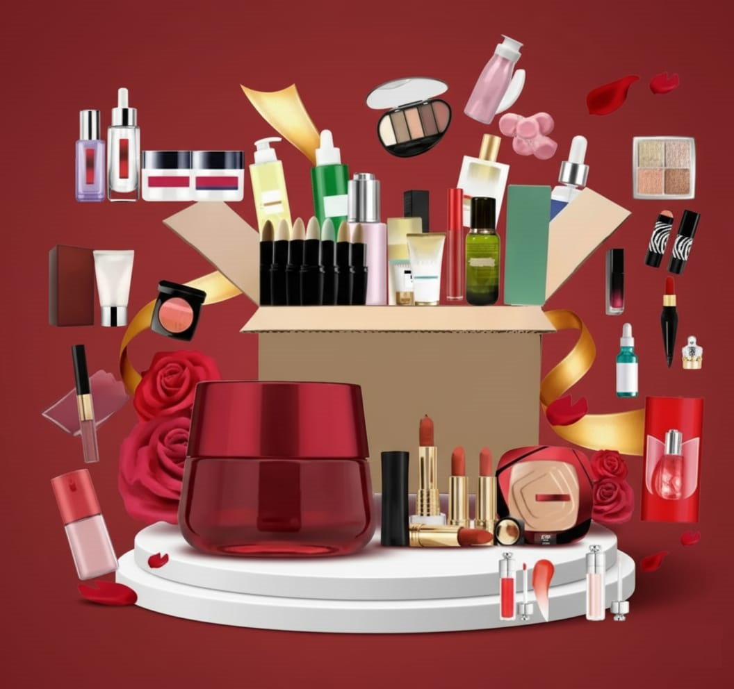 Caja misteriosa de maquillaje